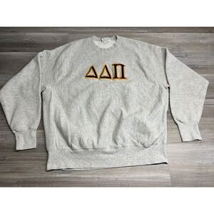 Vintage Lambda Lambda Po Crewneck Sweatshirt USA‎ Made Size XXL Reverse Weave